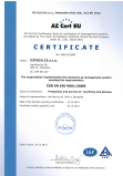 Certifikat ISO EN